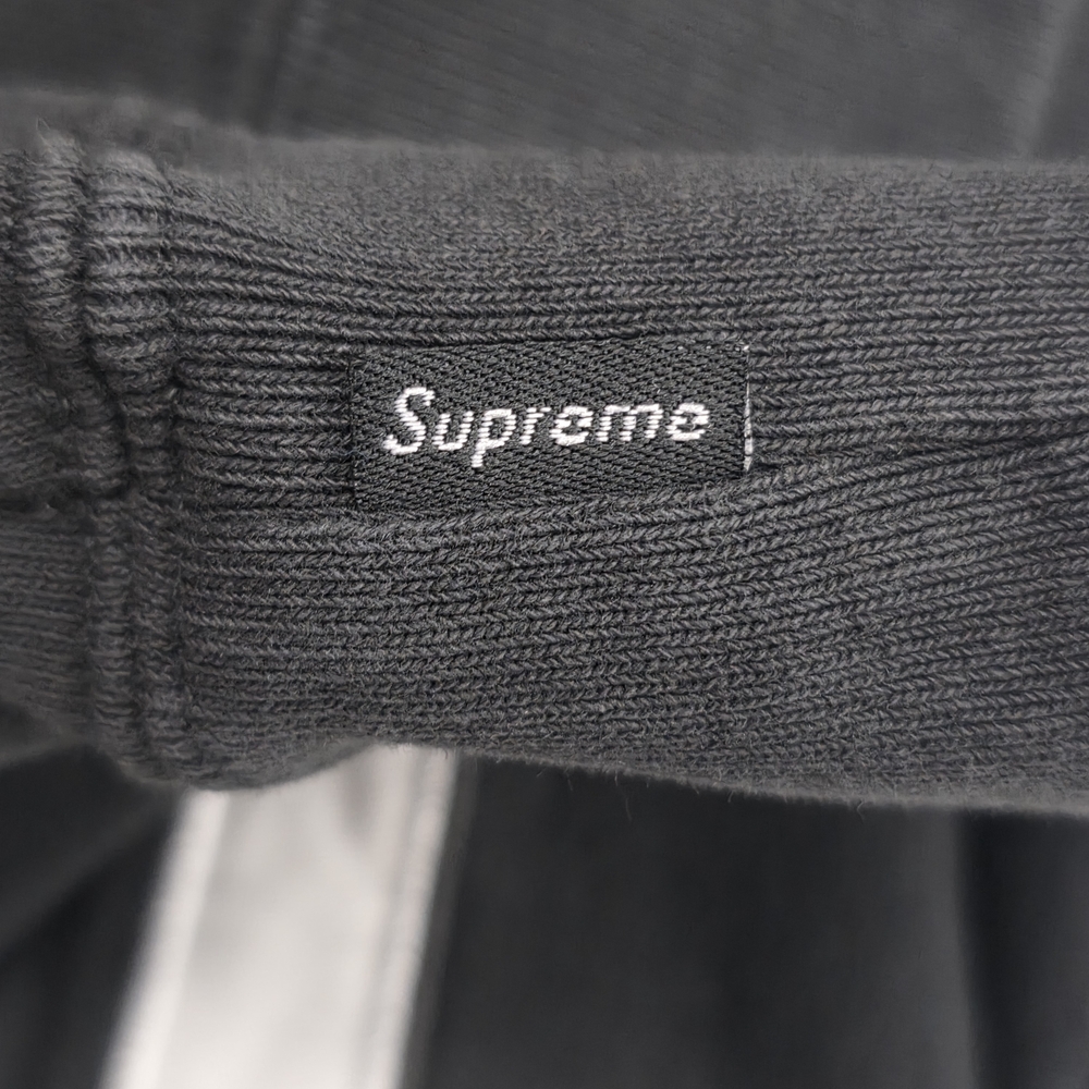 Supreme Wrapped Half Zip Hooded Black Sweater - Picture 10 of 10